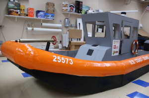 coast guard cardboard boats