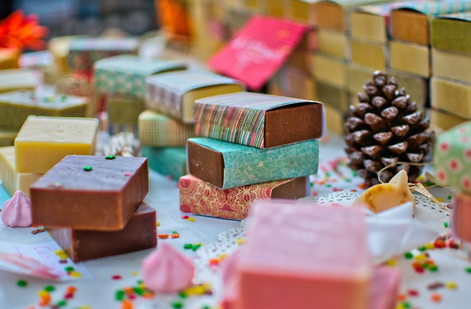 soap at craft fair